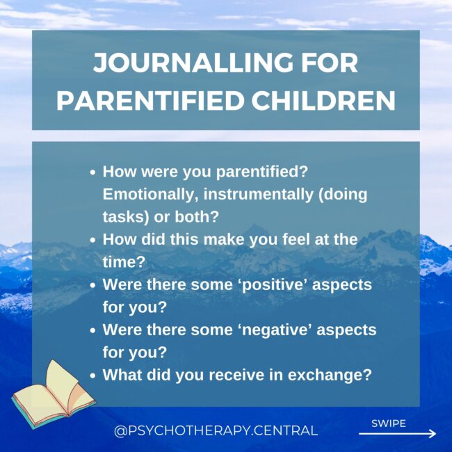JOURNALLING FOR PARENTIFIED CHILDREN