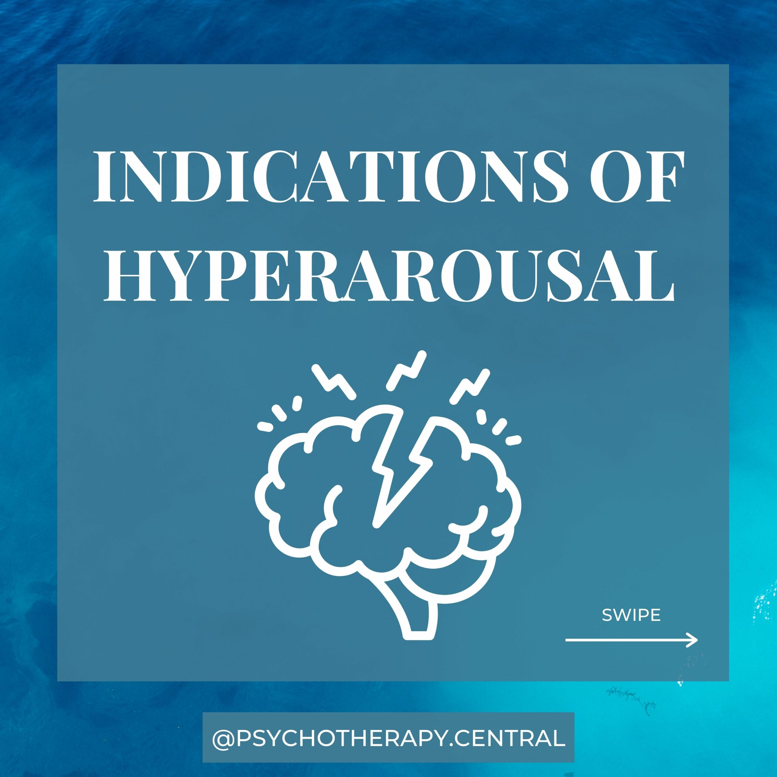 Indications of Hyperarousal – Jennifer Nurick