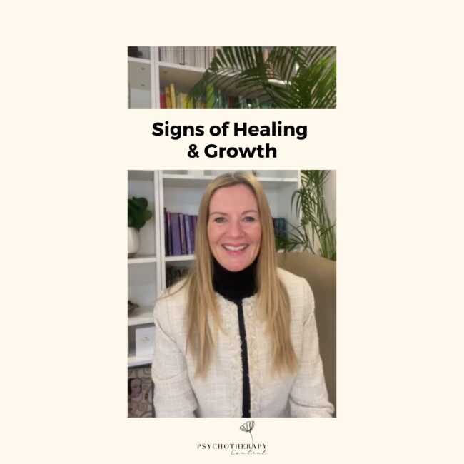 signs we are healing