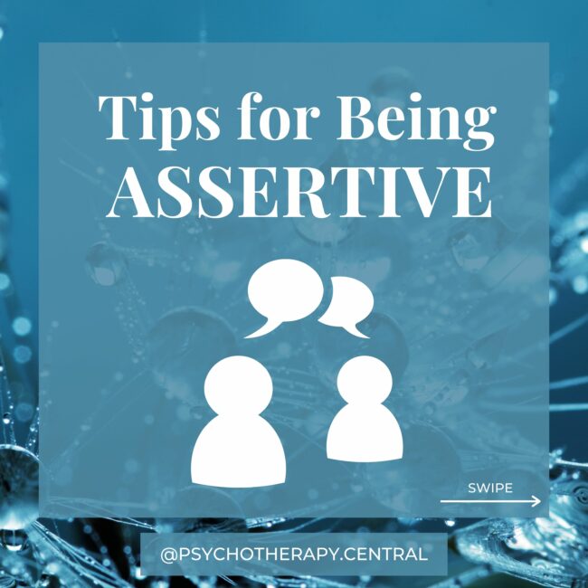 Tips for being assertive