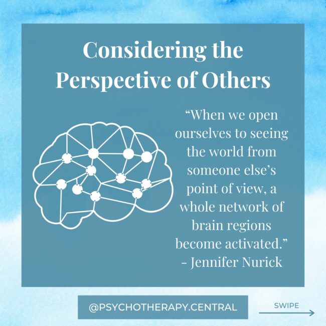Considering the Perspective of others
