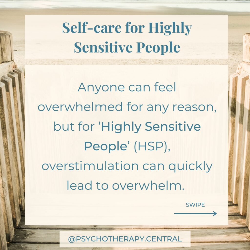 Self care for highly sensitive people