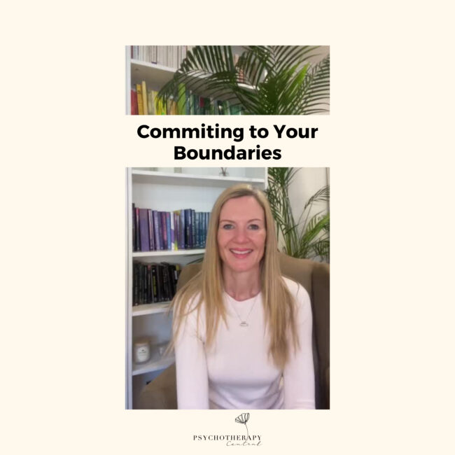 Committing to Your Boundaries