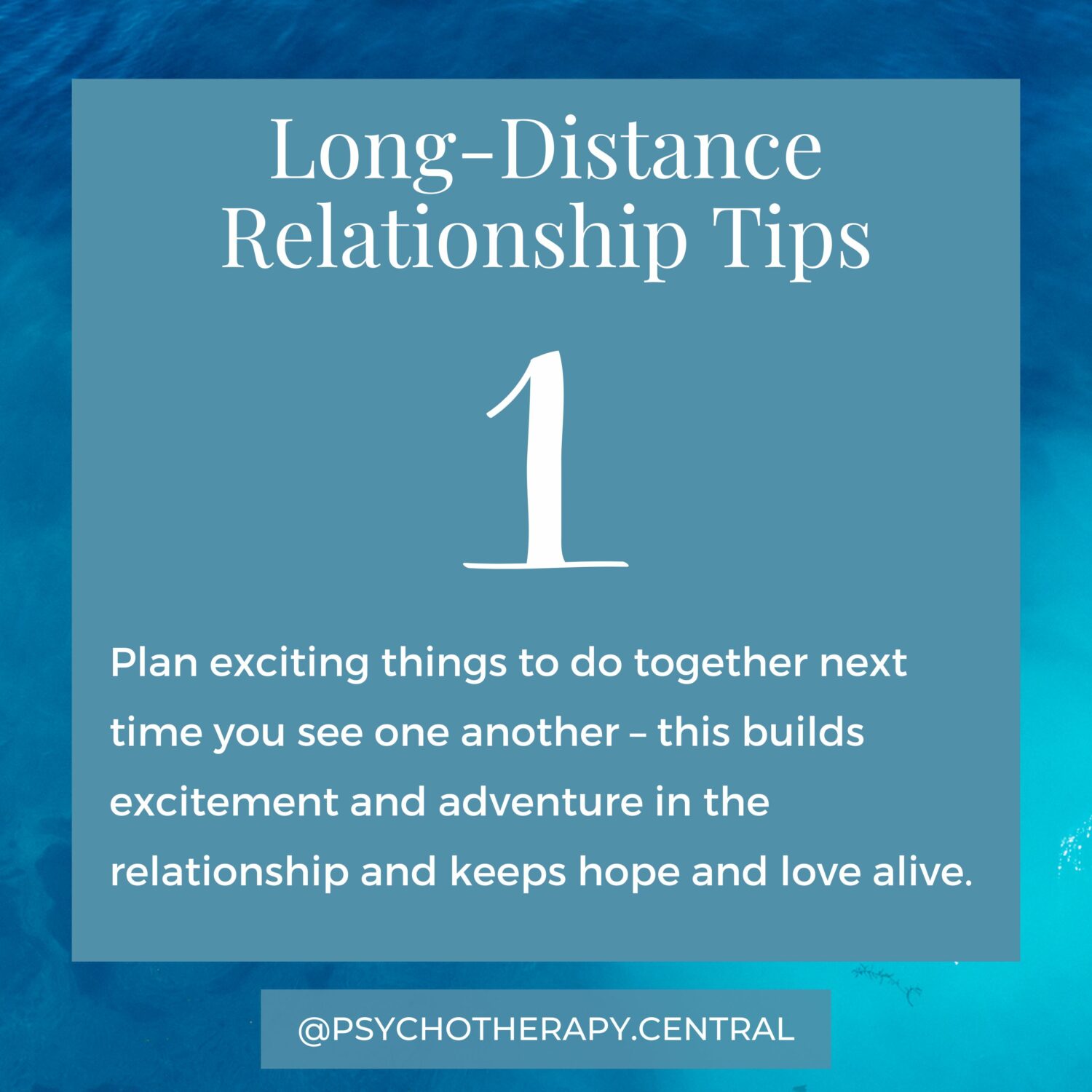 Long distance relationship tips
