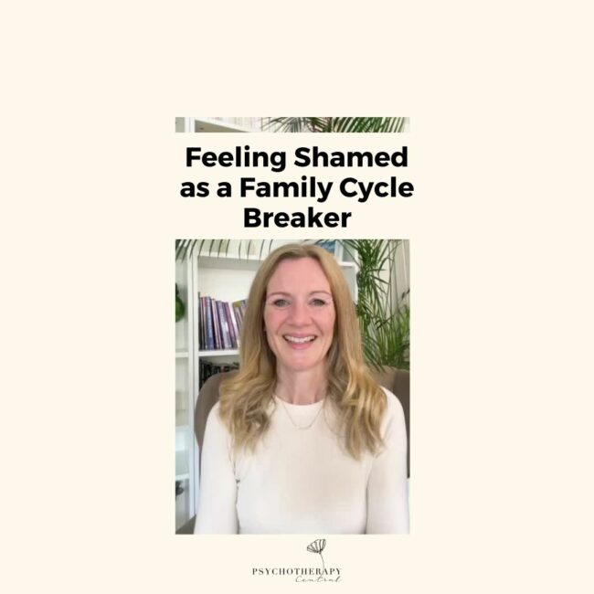 Feeling Shamed as a cycle Breaker