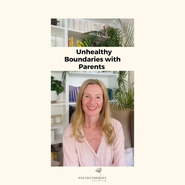 Recognising Unhealthy Boundaries with Parents