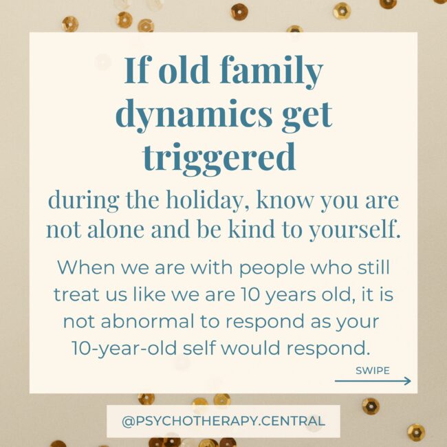 Family Dynamics During the Holiday Period