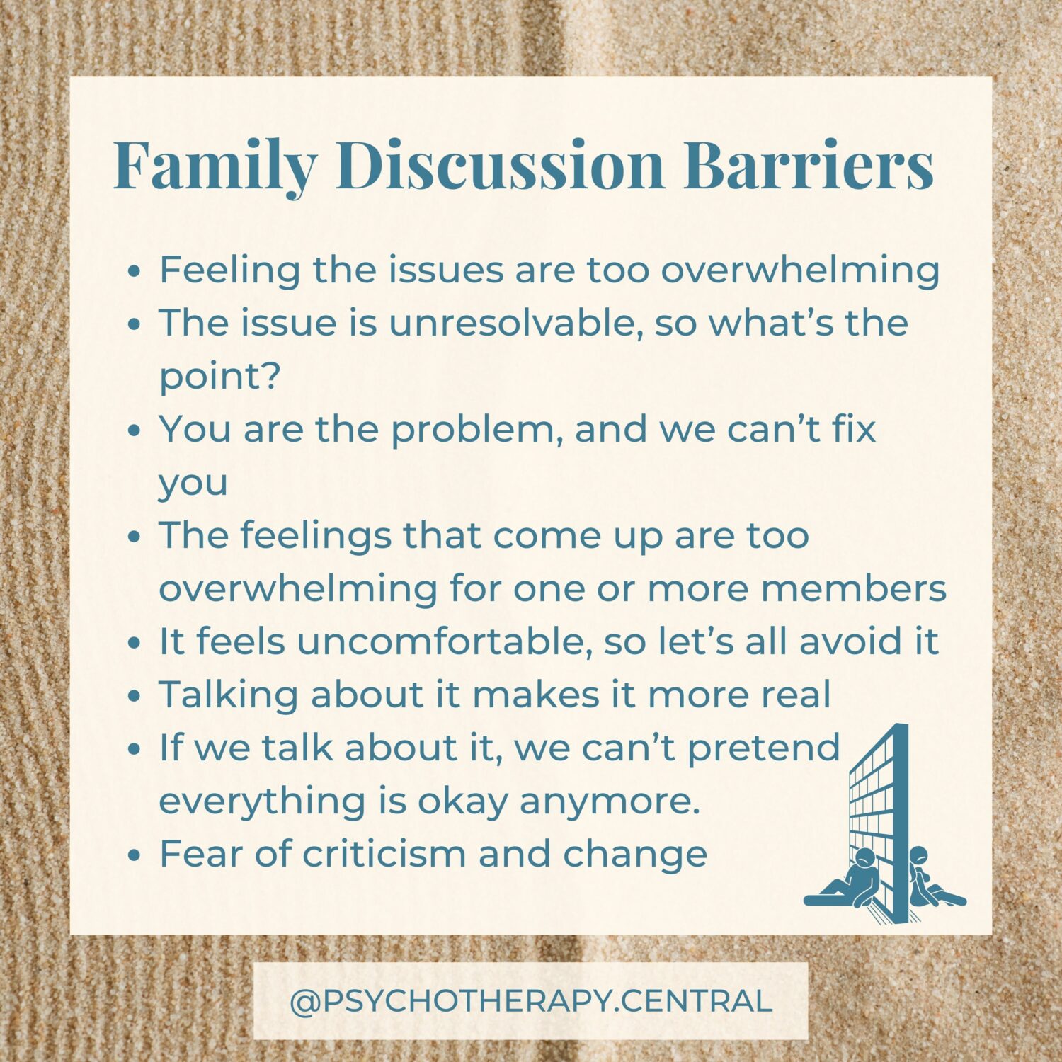 Family Discussion Barriers