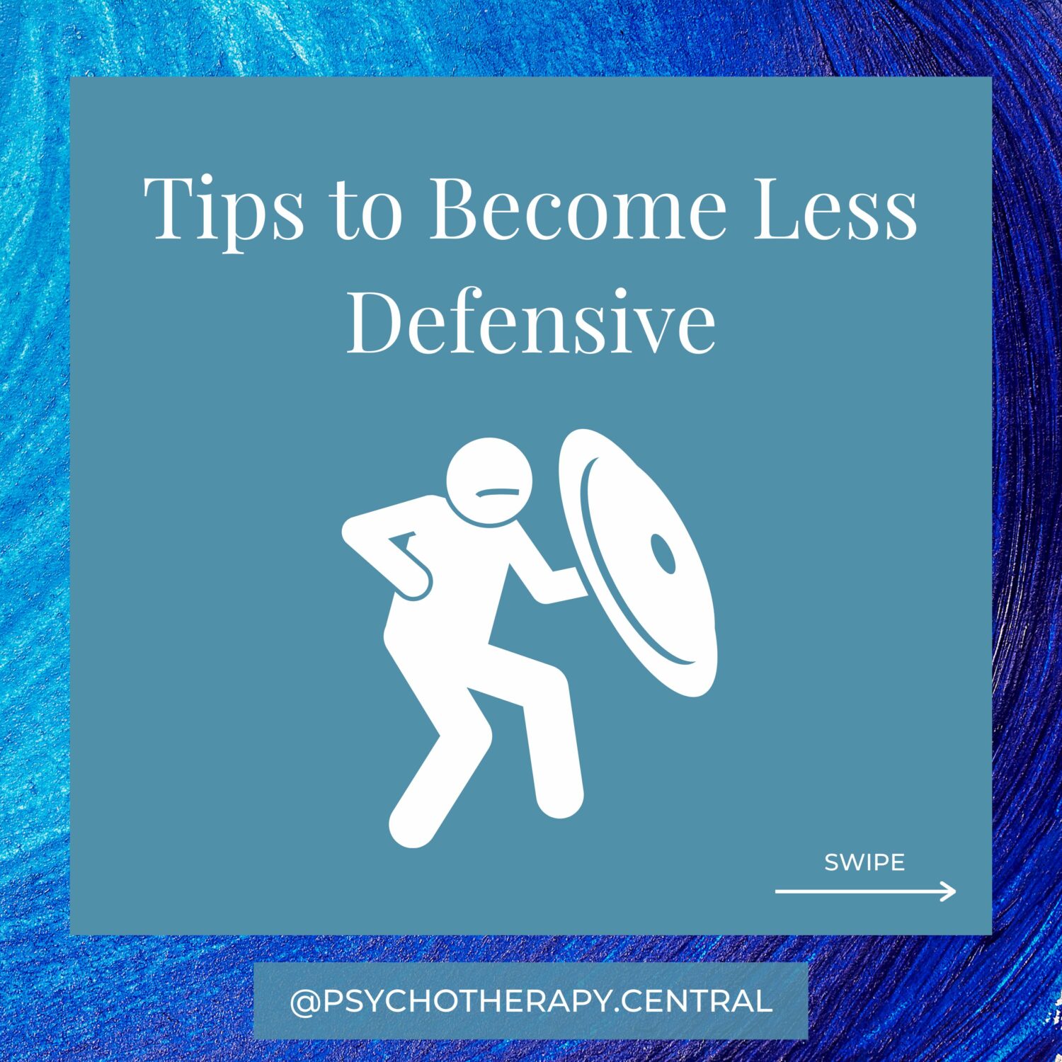 Tips to become less defensive