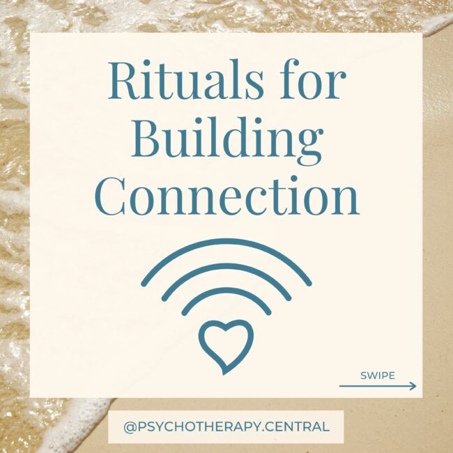 Rituals for building Connection