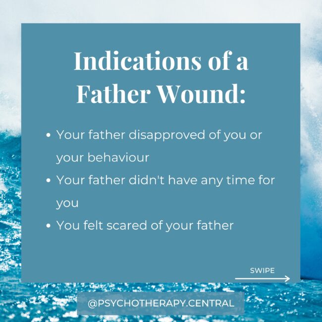 Indications of a father wound