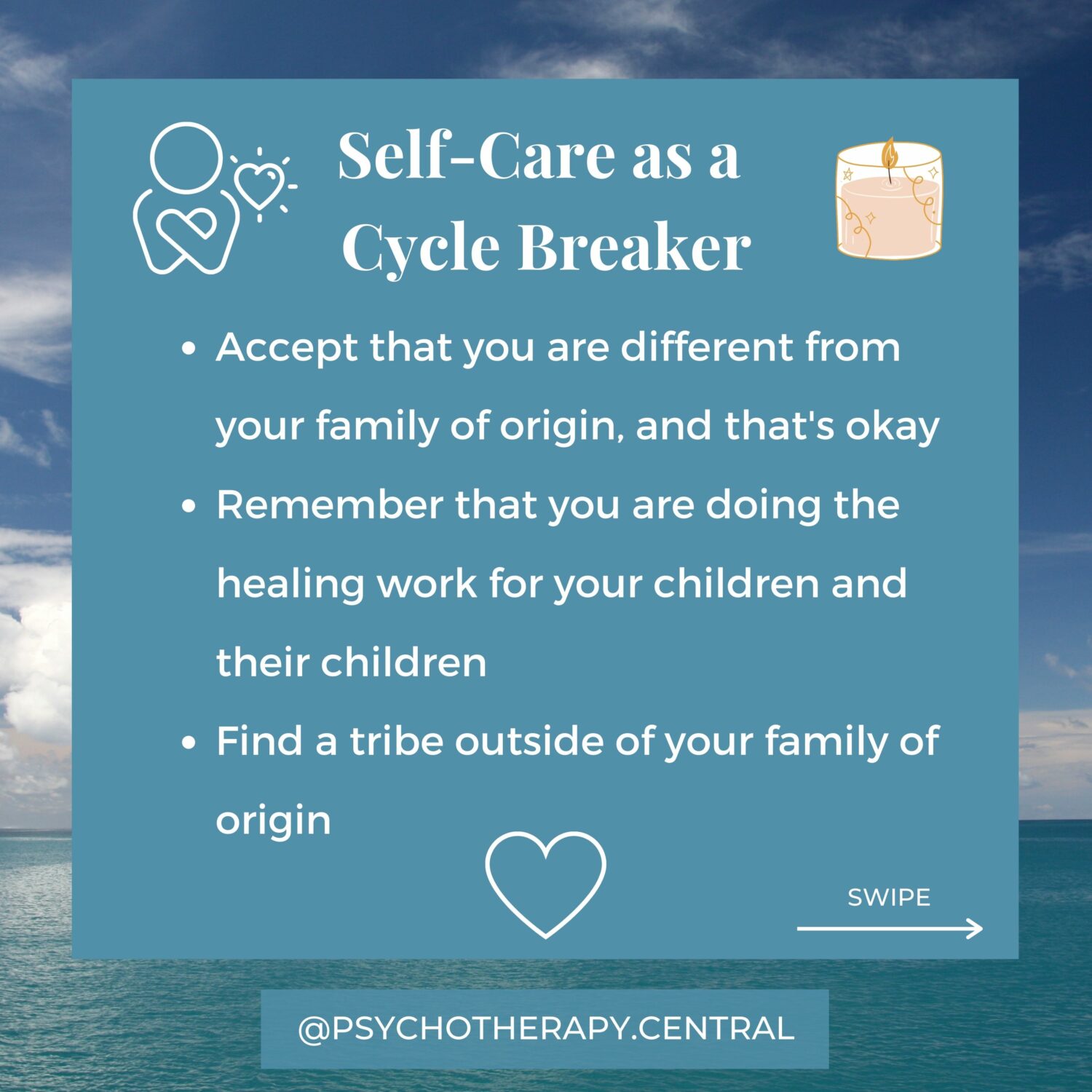 Self-Care as a 'Cycle Breaker.'