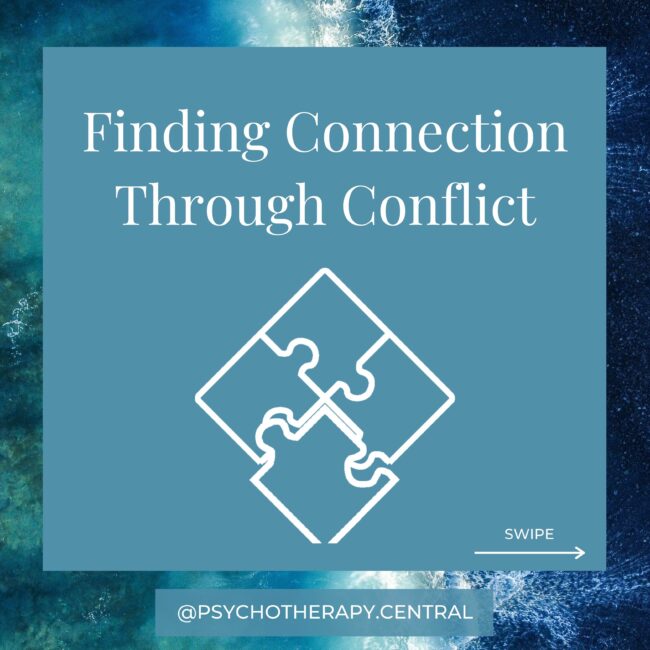Finding Connection Through Conflict