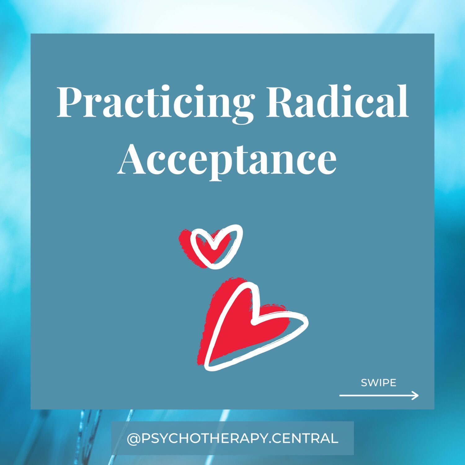 Practising radical self acceptance