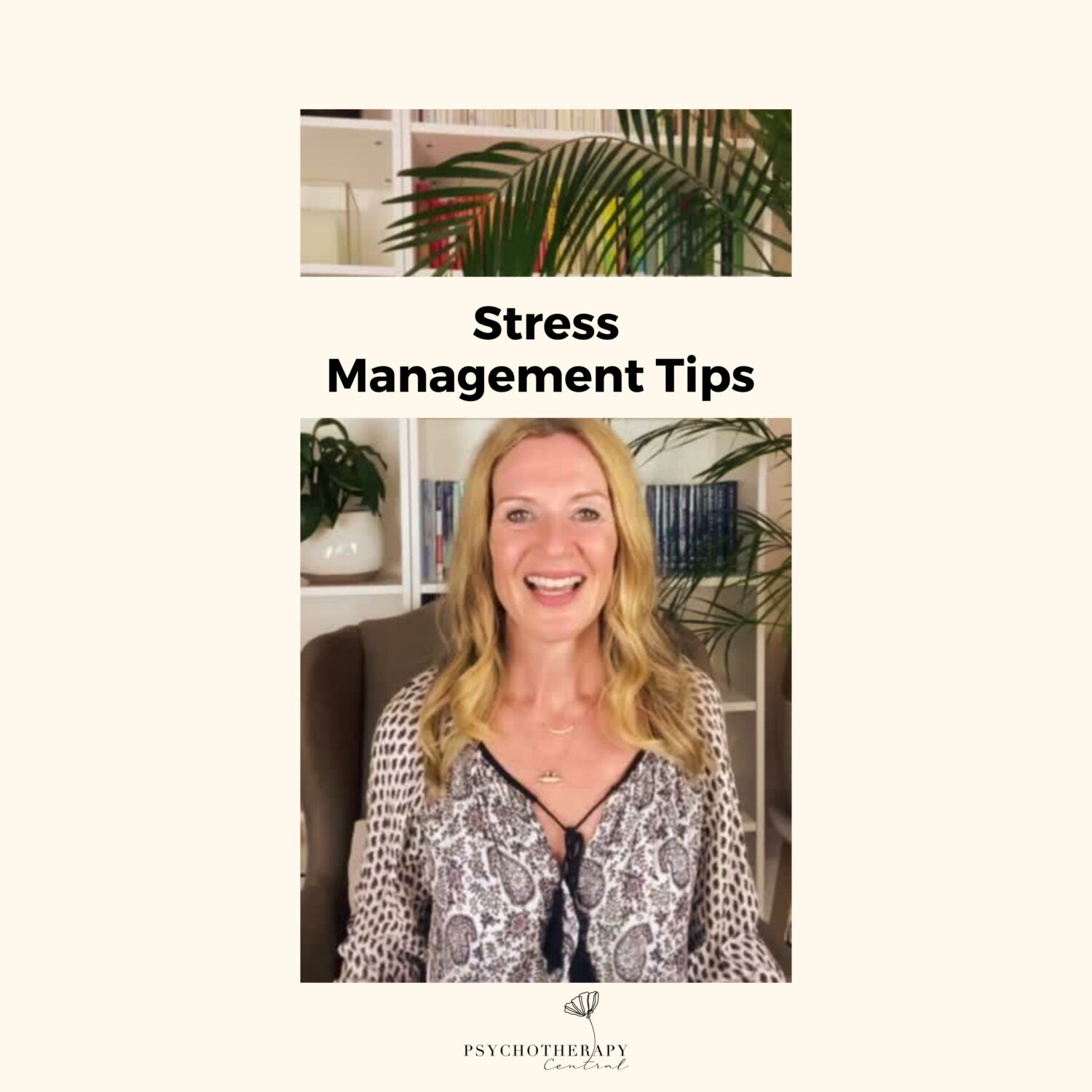 9 Simple Tips To Manage Your Stress - from a clinical psychotherapist Notice the main stressors in your life and look into changing them Avoid stimulants like caffeine and alcohol Get at least 8 hours of sleep a night Talk to someone supportive Keep work at work Meditate for 10 – 15 mins a day Limit your social media intake Watch and read calming things Do things that calm you and help regulate you