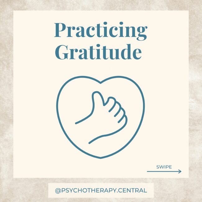 practicing gratitude