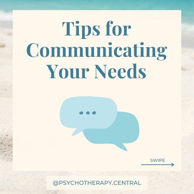 Tips for Communicating Your Needs