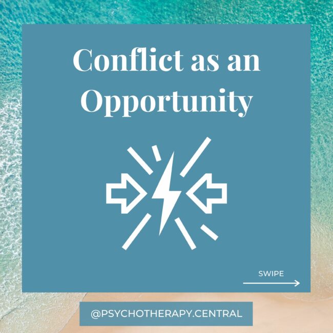 Conflict as an Opportunity