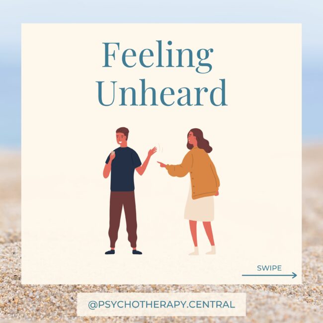 feeling unheard
