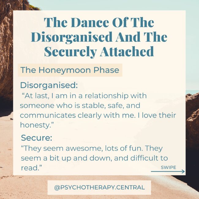 The Dance Between The securely attached and the disorganised