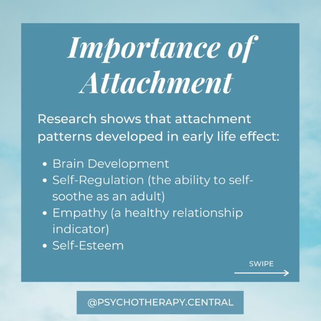Importance of attachment