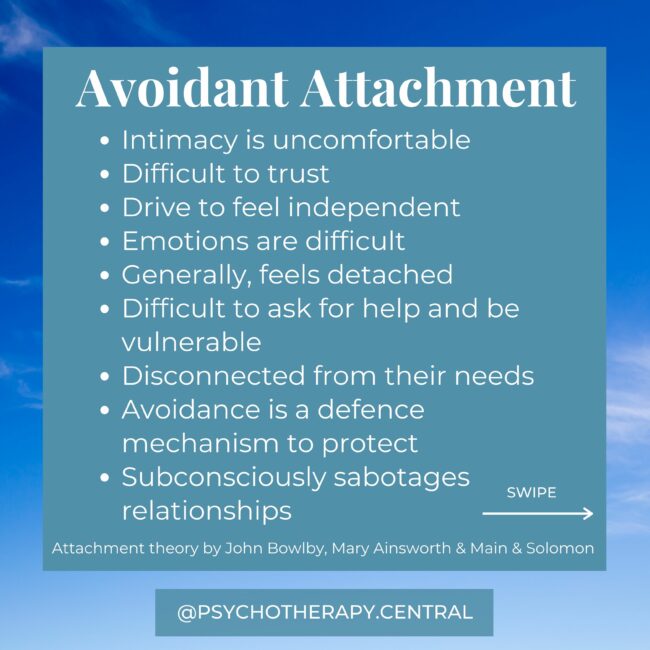 Avoidant Attachment