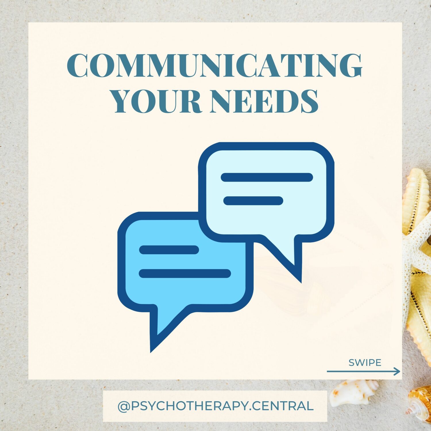 communicating your needs
