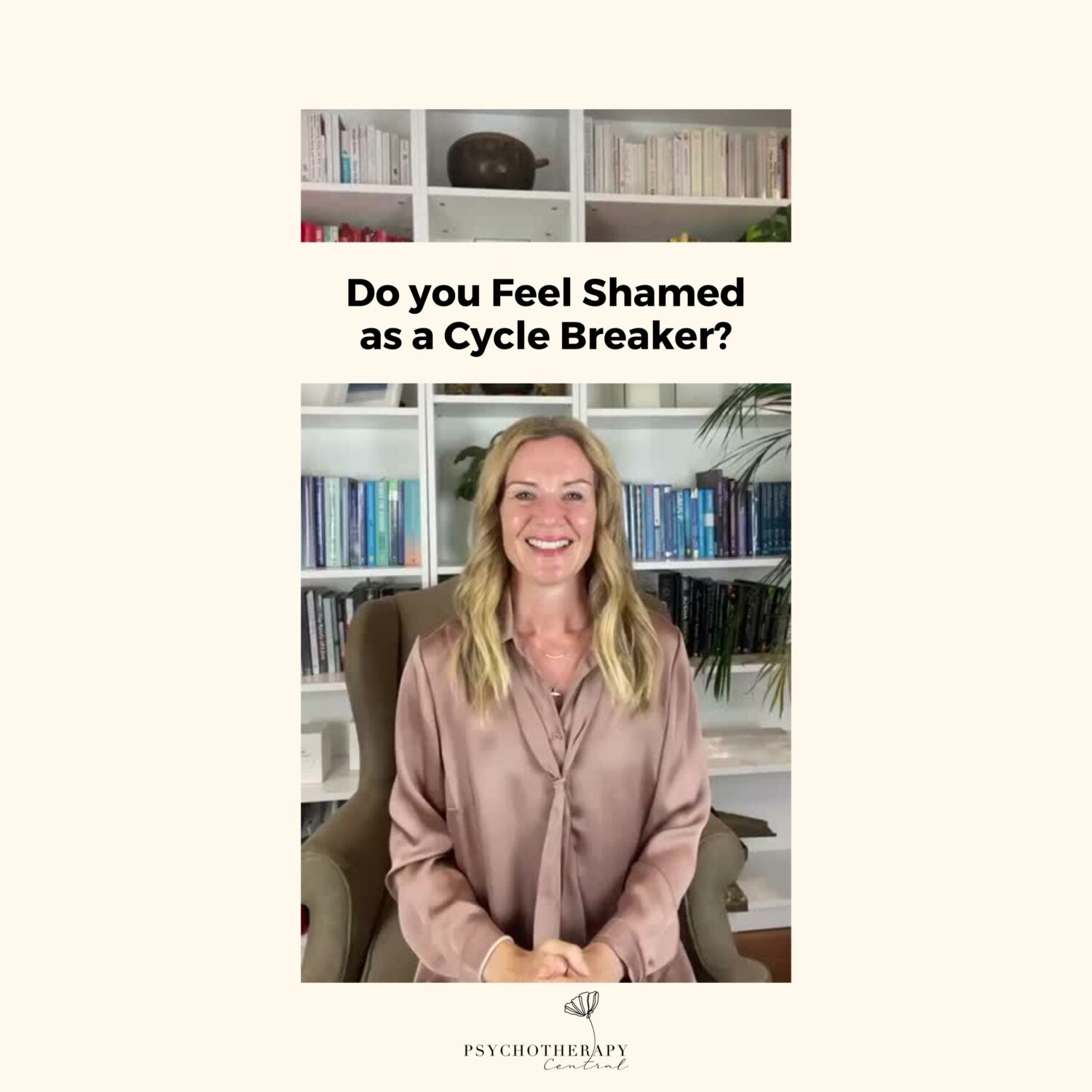 Do you feel shamed as a cycle breaker?