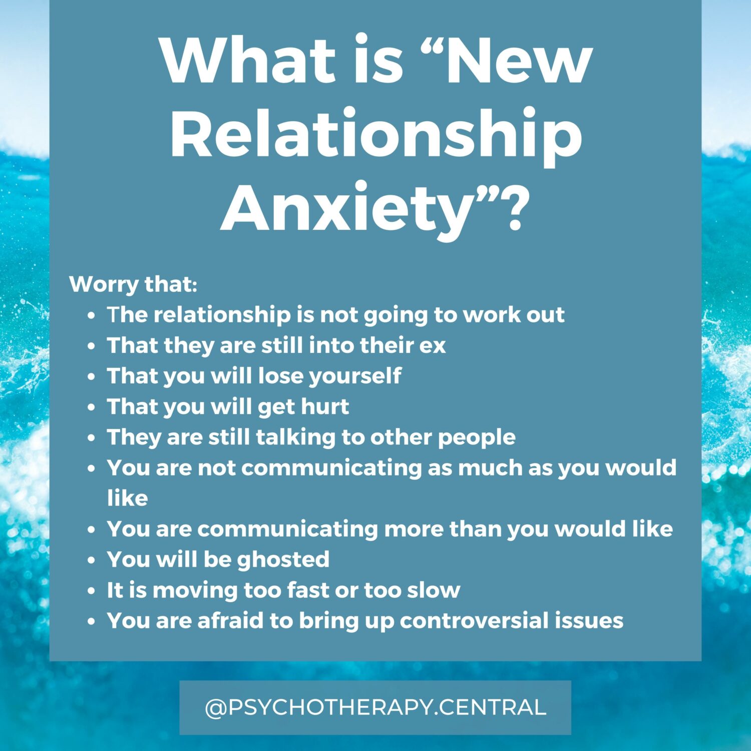 What is “New Relationship Anxiety”?