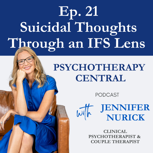 Suicidal thoughts often cause a lot of distress to your inner system. Through the IFS (Internal Family Systems) lens, this is called a ‘suicidal part’. ⁣